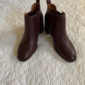 Lucky Brand Ankle Boots Deep Wine